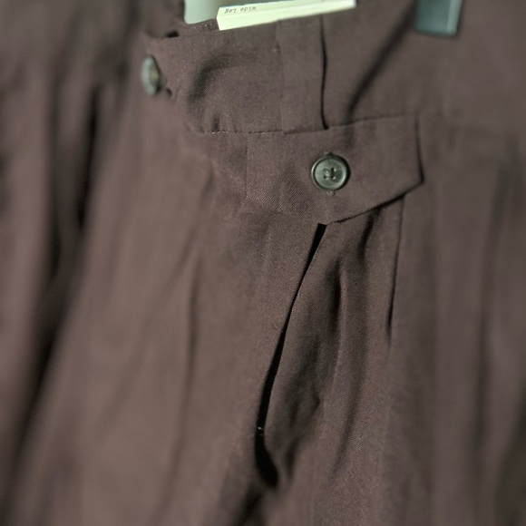 NEW A New Day Brown Wide Leg Pants with Pockets and Pleats, 17R - Picture 4 of 9